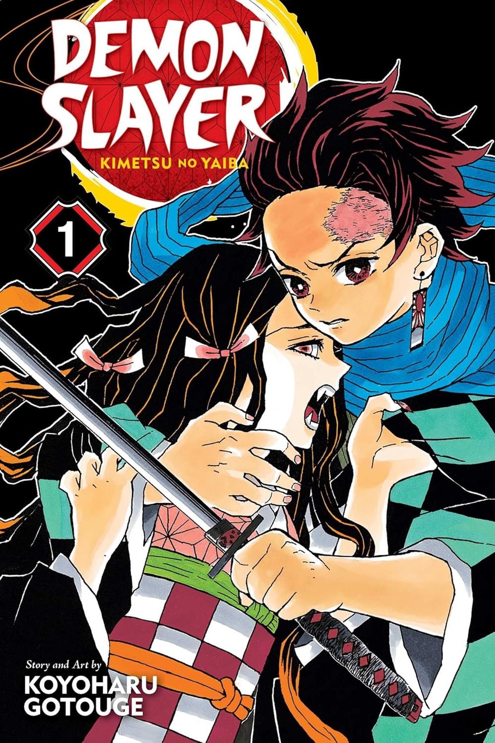 Demon Slayer Kimetsu no Yaiba Vol 1 Paperback Manga