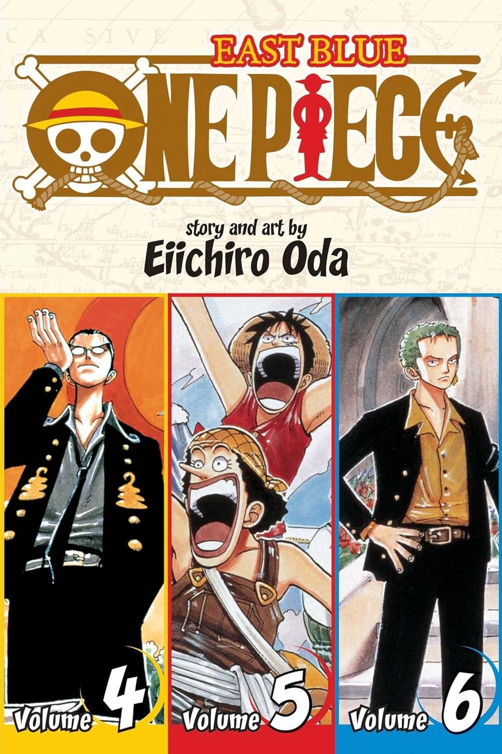 One Piece East Blue Volumes 4-5-6 Omnibus Illustrated Paperback