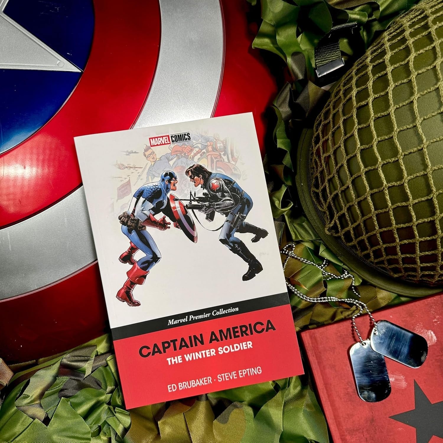 Marvel Premier Collection Captain America The Winter Soldier Paperback Comic Book